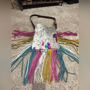 American Darling Multicolor Fringe Women's Bag